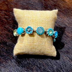 Mariana baby blue silver bracelet